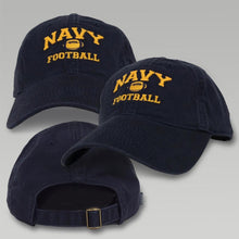 Load image into Gallery viewer, YOUTH NAVY FOOTBALL TWILL HAT 3