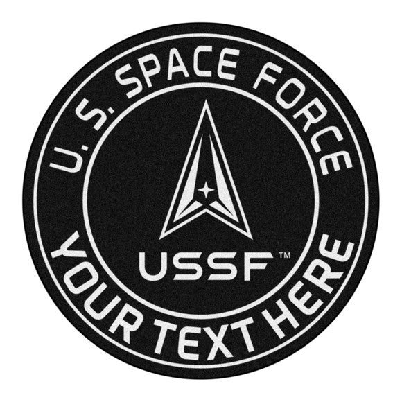 U.S. Space Force Personalized Roundel Mat