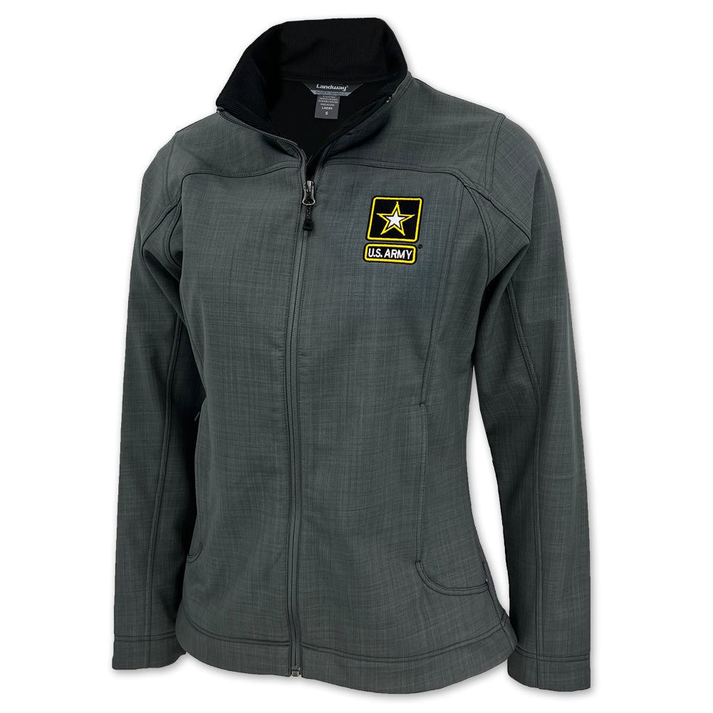 Army Star Ladies Paragon Softshell Jacket (Charcoal)