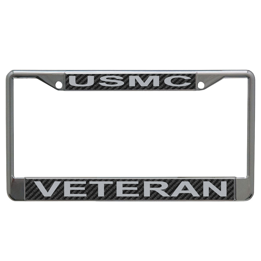 USMC Veteran License Plate Frame