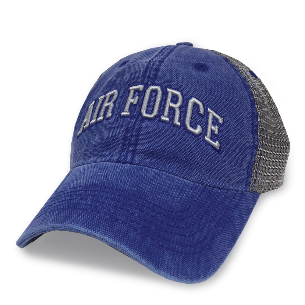 AIR FORCE DASHBOARD TRUCKER HAT (ROYAL/GREY) 5