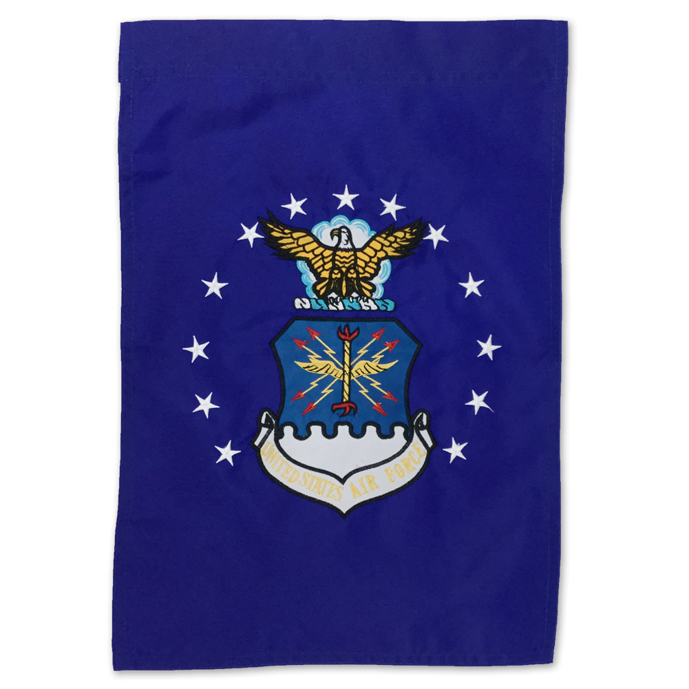 AIR FORCE EMBROIDERED GARDEN FLAG (12"X18") 2