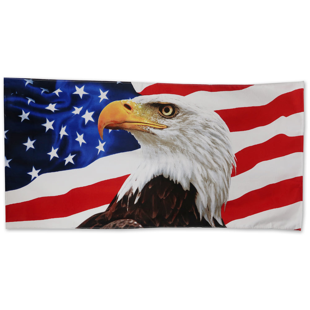 AMERICAN FLAG EAGLE BEACH TOWEL (30"X60") 1