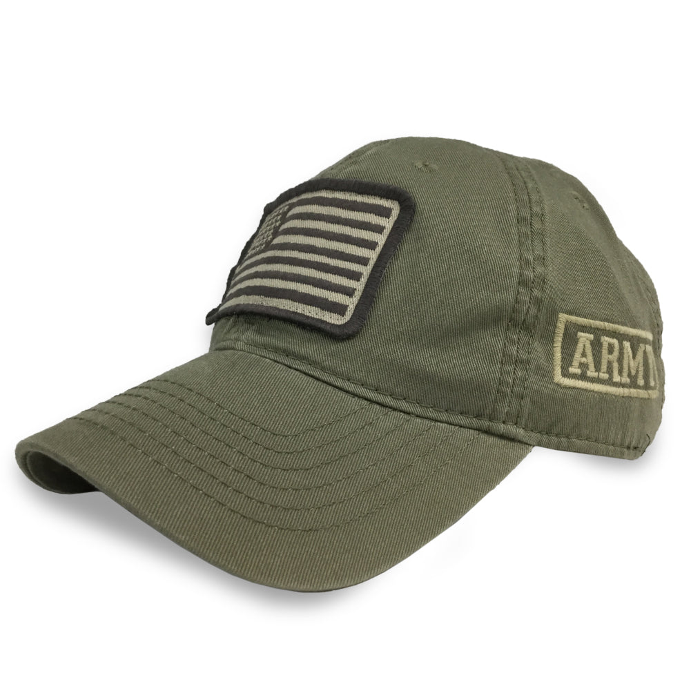 ARMY PATCH FLAG HAT (MOSS) 6