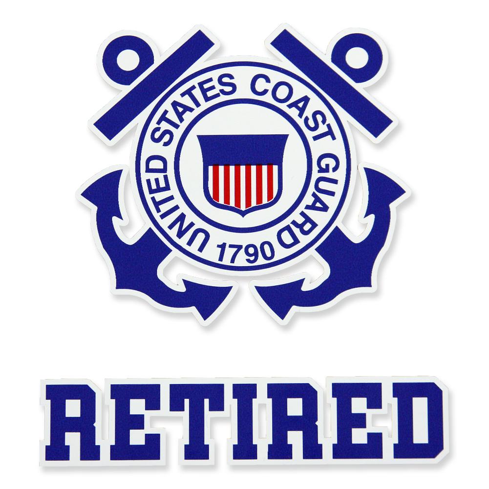 Coast Guard Retired Decal