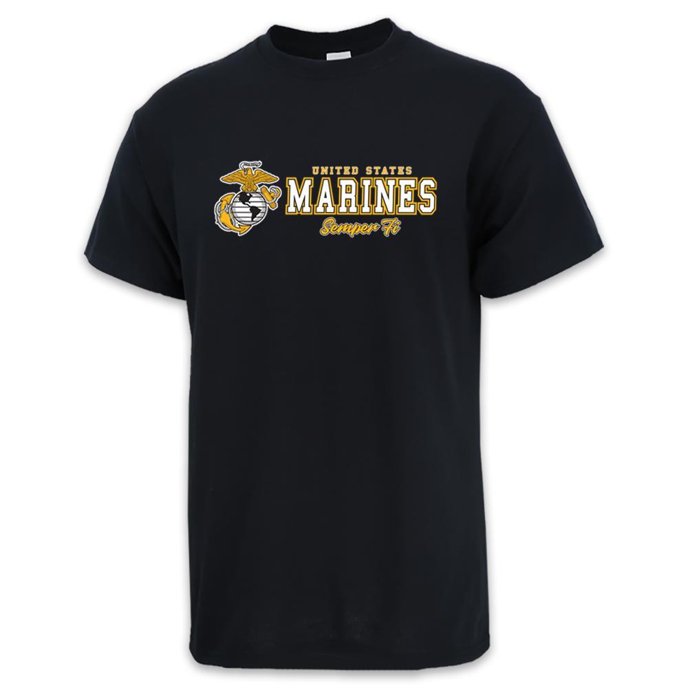United States Marines Semper Fi T-Shirt (up to 5XL + 3XL Tall)